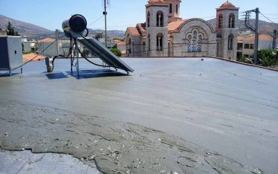 Μόνωση ταράτσας με ασφαλτόπανα